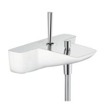 Смеситель для ванной Hansgrohe PuraVida 15472400, белый/хром