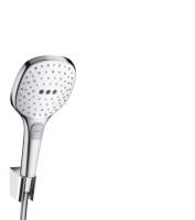 Душевой гарнитур Hansgrohe Raindance Select E 120 3jet 125 см. 26700400, белый/хром