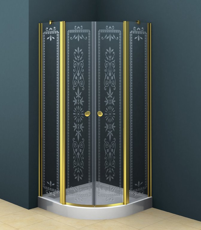 Душевой уголок Cezares ROYAL PALACE-A-R-2-90-CP-G 900х900х1950