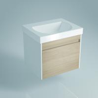 Тумба под умывальник Kerama Marazzi Buongiorno BG.60.1\OAK, белый\дуб санома