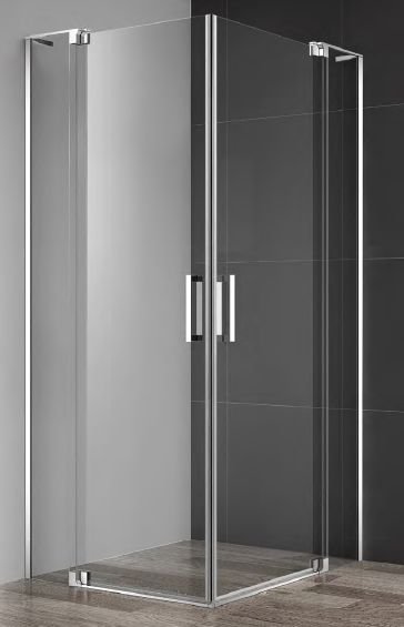 Душевой уголок Cezares SLIDER-A-2-90/100-C-NERO (900-1000)х(900-1000)х1950