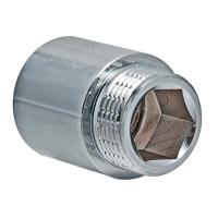 Удлинитель Valtec 1"х80 мм ВН хром