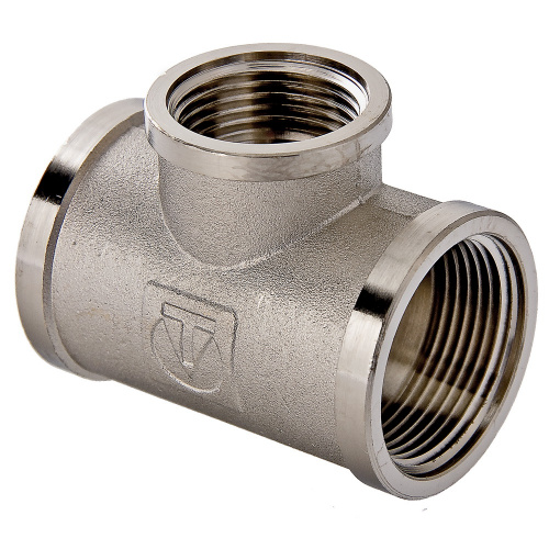 Тройник Valtec переходной 1/2"х3/4"х1/2" ВН-ВН-ВН