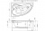 Акриловая ванна Aquanet Atlanta 150x90 L Акриловая ванна Aquanet Atlanta 150x90 L