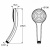 Душевая лейка Ideal Standard IdealRain B9402AA Душевая лейка Ideal Standard IdealRain B9402AA