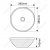 Раковина Melana MLN-T4006-B6+B3 (желто-красная) Раковина Melana MLN-T4006-B6+B3 (желто-красная)