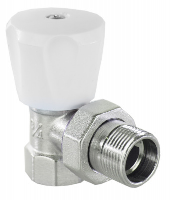 Клапан ручной Valtec угловой 1/2" (компактный)