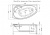 Акриловая ванна Aquanet Jersey 170x90 L Акриловая ванна Aquanet Jersey 170x90 L
