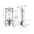Инсталляция для унитаза AlcaPlast Sadromodul 4 в 1 A101/1200-4:1 SET M71 с кнопкой Инсталляция для унитаза AlcaPlast Sadromodul 4 в 1 A101/1200-4:1 SET M71 с кнопкой