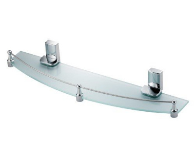 Полка стеклянная WasserKRAFT Leine K-5044, хром
