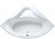 Акриловая ванна Excellent Glamour 140х140 Акриловая ванна Excellent Glamour 140х140