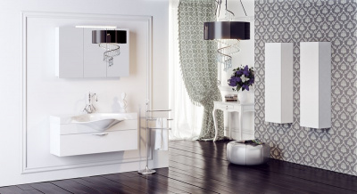 Шкаф-пенал Aqwella 5 Stars Ancona An.05.35/W, белый