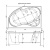 Фронтальная панель для ванны Aquanet Allento 170 L/R