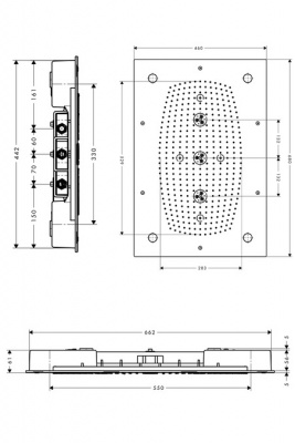 Верхний душ Hansgrohe Rainmaker 680/460 3jet 28418000, хром