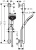 Душевой гарнитур Hansgrohe Raindance Select 120 3jet 65 см. 26320000, хром Душевой гарнитур Hansgrohe Raindance Select 120 3jet 65 см. 26320000, хром