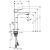 Смеситель для раковины Hansgrohe Metris 31183000, хром Смеситель для раковины Hansgrohe Metris 31183000, хром