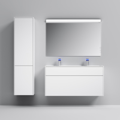 База под раковину подвесная 120 см, 3 ящика, белый матовый AM.PM Inspire 2.0 M50AFHX1203WM