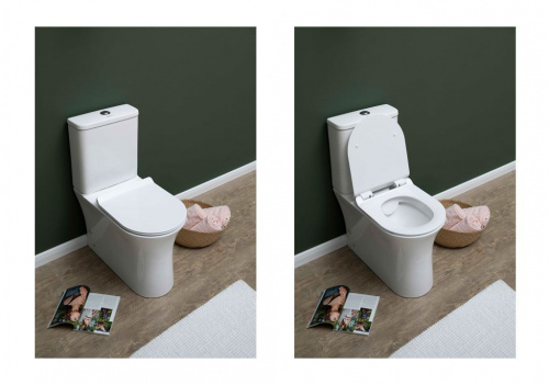 Чаша унитаза Aquanet Rimless Roll-C CL-12249B