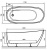 Акриловая ванна Excellent Comfort white 175х75 Акриловая ванна Excellent Comfort white 175х75