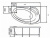 Акриловая ванна 1MarKa Julianna 160x95 R Акриловая ванна 1MarKa Julianna 160x95 R