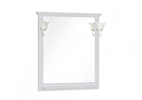 Зеркало Aquanet Лагуна 85 белый