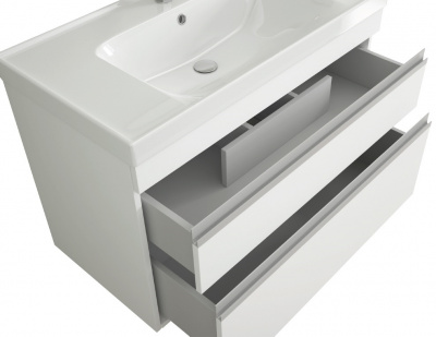 Тумба Grace Plus 60, белый лак, 2 ящ