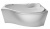 Акриловая ванна 1MarKa Gracia 150x94 R Акриловая ванна 1MarKa Gracia 150x94 R