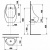 Писсуар Domino Sensor, c ИК-датчиком на батарее Писсуар Domino Sensor, c ИК-датчиком на батарее