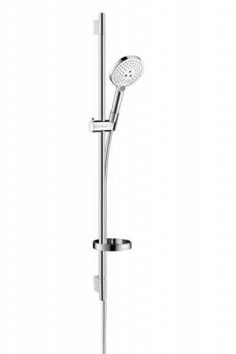 Душевой гарнитур Hansgrohe Raindance Select E 120 3jet 90 см. 26631400, белый/хром