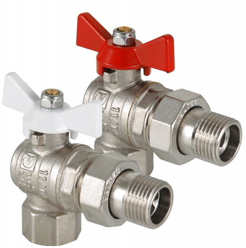 Кран шаровый Valtec Base угловой с полусгоном 1/2" ВН-НР