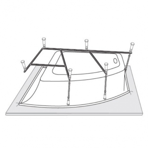 Каркас к ванне Vagnerplast Cavallo offset 160x90