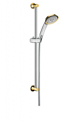 Душевой гарнитур Hansgrohe Raindance Classic 100 3jet 65 см. 27843090, хром/под золото
