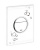 Кнопа слива Grohe Nova Cosmopolitan Print 38847LI0, белый
