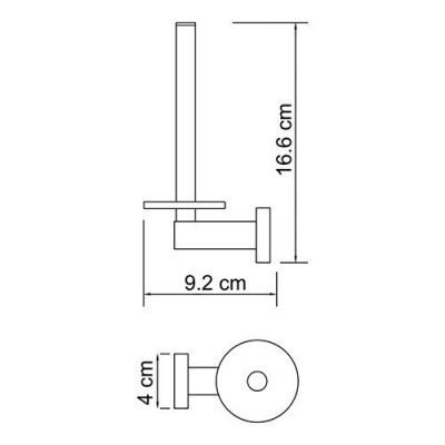 Держатель туалетной бумаги WasserKRAFT Lippe K-6597, хром