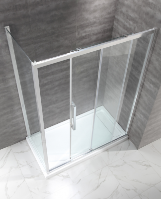 Душевой угол Cezares LUX-SOFT-AH-1-130/80-C-Cr-IV 130x80x200