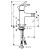 Смеситель для биде Hansgrohe Talis S 72200001, хром