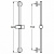 Ideal Standard Idealrain B9420AA Душевая штанга 600мм Ideal Standard Idealrain B9420AA Душевая штанга 600мм
