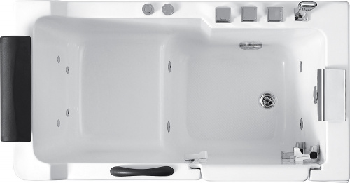 Акриловая ванна ABBER AB9000 B R 130х70х93 белый