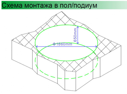 Акриловая ванна Gemy G9090 K 190x190