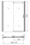 Душевая дверь Gemy Modern Gent S25191A, 140x200 Душевая дверь Gemy Modern Gent S25191A, 140x200