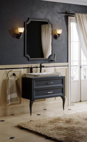 Зеркало Aqwella 5 Stars LaDonna LAD0207BLK, черный