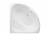 Акриловая ванна Aquanet Vitoria 135x135 Акриловая ванна Aquanet Vitoria 135x135