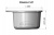 Кухонная мойка Polygran F-05 серый, 45х45х20