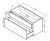 M50AFHX1203EGM INSPIRE V2.0, База под раковину, подвесная, 120 см, 3 ящика, push-to-open, элегантный