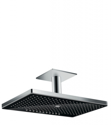 Верхний душ Hansgrohe Rainmaker Select 460 3jet с держателем 24006600, черный/хром