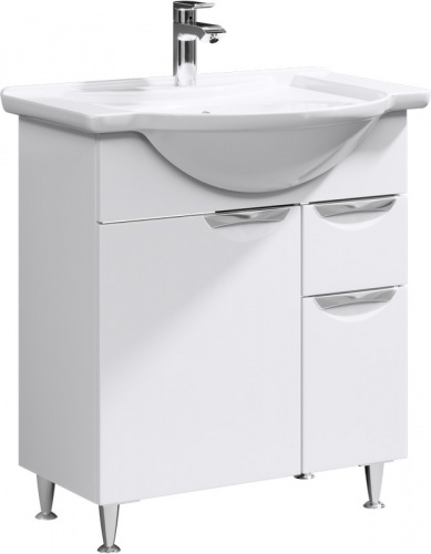 Тумба с раковиной Aqwella Ecoline Eco-L.01.07, белый