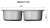 Кухонная мойка Polygran F-150 черный, 80х50х20 Кухонная мойка Polygran F-150 черный, 80х50х20