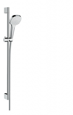 Душевой гарнитур Hansgrohe Croma Select E 1jet 90 см. 26594400, белый/хром