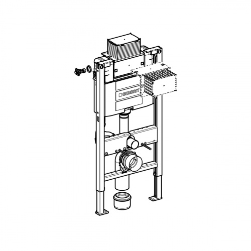 Инсталляция для унитаза Geberit Duofix Omega 111.030.00.1
