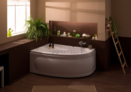Акриловая ванна Aquanet Luna 155x100 L